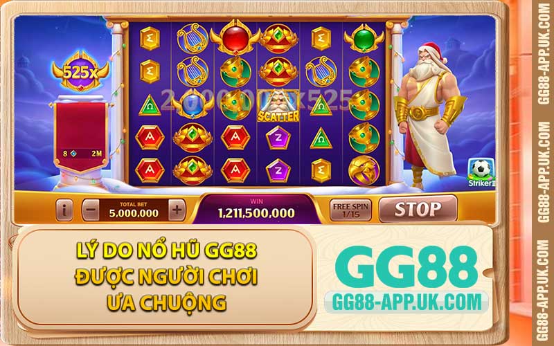 Lý Do Nổ Hũ GG88 Được Người Chơi Ưa Chuộng
